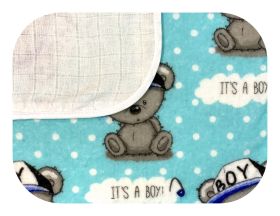 PIELUCHA OTULACZ DWUWARSTWOWY CH-082 MIŚ BOY NIEBIESKIE TŁO