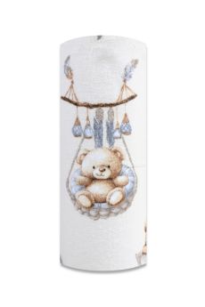 PIELUCHA FLANELA DRUK 70/80 0268 MISIE W KOSZ EK/T