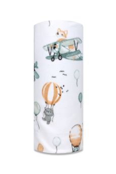 PIELUCHA FLANELA DRUK 70/80 0732 LISEK PILOT ZIELO