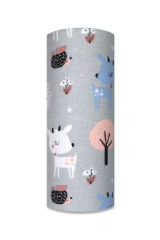 PIELUCHA FLANELA DRUK 70/80 2492 JELONEK NA SZARYM TLE