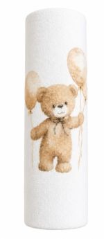 PIELUCHA FLANELA DRUK 70/80 2637 MISIU BALON BEŻ