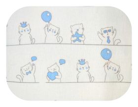 PIELUCHA FLANELA DRUK 70/80 3314 KOTY Z BALONEM NIEBIESKIM