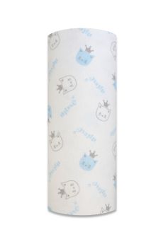 PIELUCHA FLANELA DRUK 70/80 5240 KOTY W KORONIE NIEBIESKIE