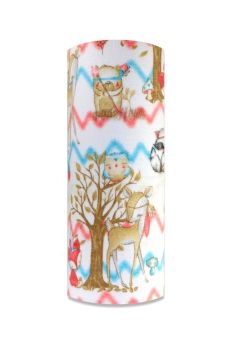 PIELUCHA FLANELA DRUK 70/80 5400 ZWIERZĘTA TIPI LAS