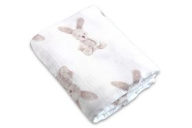 PIELUCHA MUŚLIN KRESZ 120/120 0121 OTULACZ KRÓLICZKI