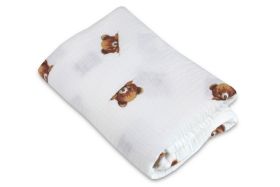 PIELUCHA MUŚLIN KRESZ 120/120 0527 OTULACZ MISIU AKUKU
