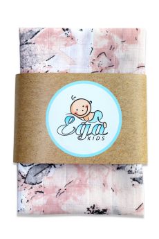 PIELUCHA MUŚLIN MINI 38/38 5493 KWIAT  BRUDNY RÓŻ