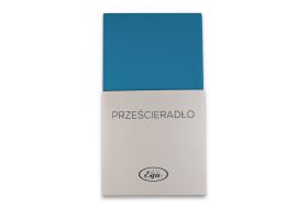 PRZEŚCIERADŁO JERSEY 140/200 9101 NIEBIESKIE