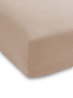 PRZEŚCIERADŁO JERSEY 140/70 115 BEŻ