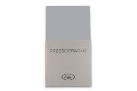 PRZEŚCIERADŁO JERSEY 160/200 9125 SZARE