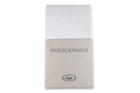PRZEŚCIERADŁO JERSEY 220/200 9323 BIAŁE