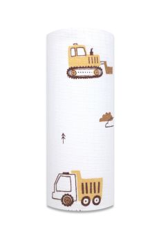 PIELUCHA TETRA DRUK 70/80 0565 TRAKTOREK KOPARKA BEŻ