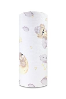 PIELUCHA TETRA DRUK 70/80 3667 MIŚ NA KSIĘŻYCU SZARY