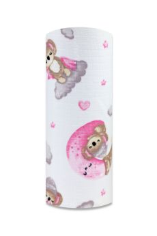 PIELUCHA TETRA DRUK 70/80 3674 MIŚ NA KSIĘŻYCU RÓŻOWY