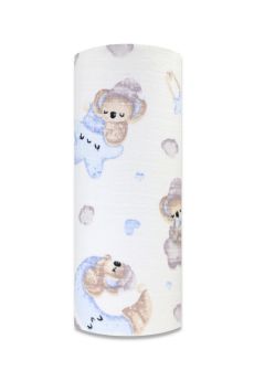 PIELUCHA TETRA DRUK 70/80 3681 MIŚ NA KSIĘŻYCU NIEBIESKI